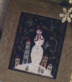 With Thy N & T Snow Day (Punch Needle Design)